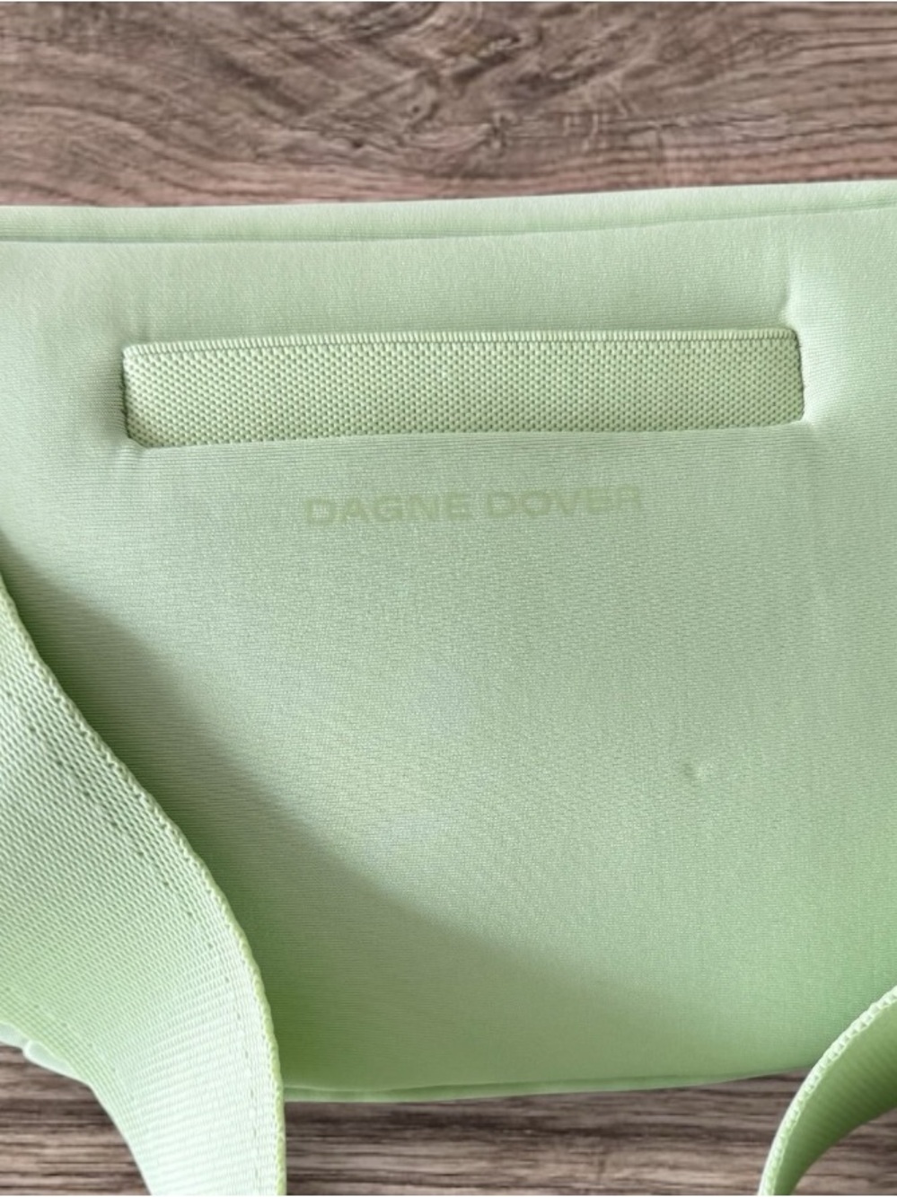 727 Dagne Dover Ace Fanny Pack Matcha Latte Neoprene Crossbody Vegan Bag NWT - Picture 5 of 8